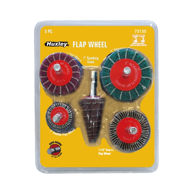 Flap Wheel Set - 5 Piece