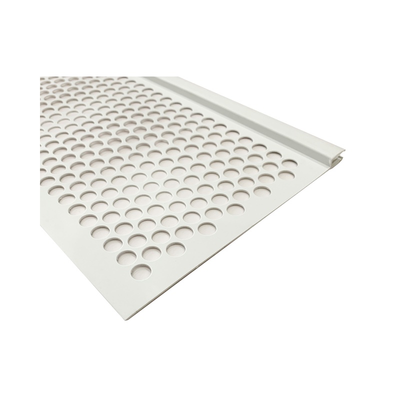 3' White Vinyl Gutter Cover - 25 Pack